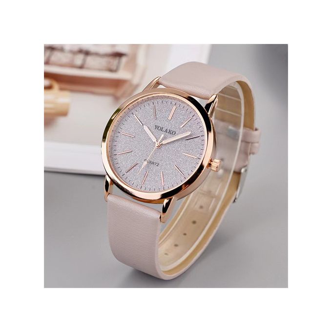 Luxury Leather Band Analog Quartz Watch